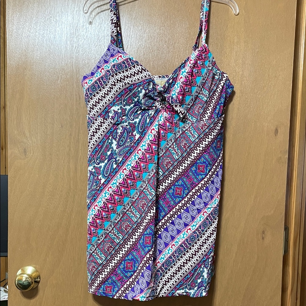 Swimsuits For All Paisley and Geometric Camisole